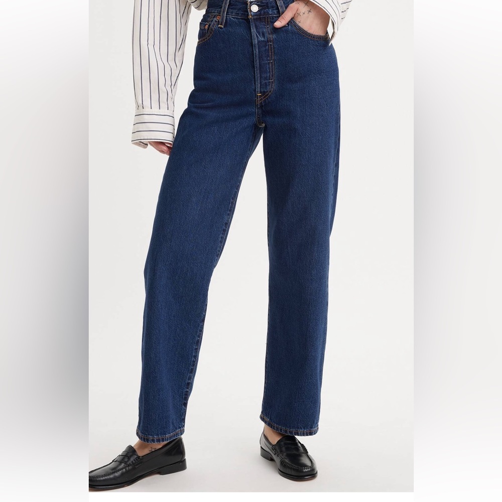 LEVI RIBCAGE STRAIGHT ANKLE JEANS